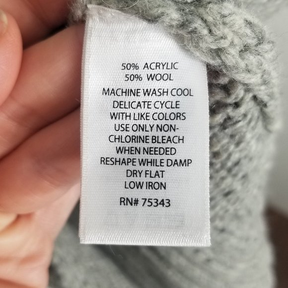 Cynthia Rowley | Gray Knit Cowl Sweater Tunic XS - Picture 3 of 8